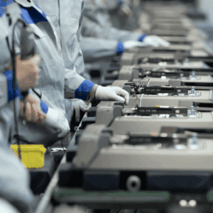 Assembly and testing line